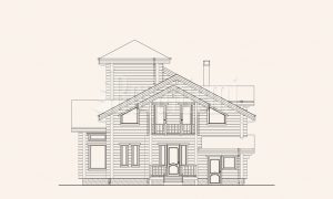 Inspiration – project's facade – Finnish wooden cottage by Rovaniemi Log House