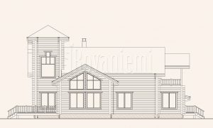 Inspiration – project's facade – Finnish wooden cottage by Rovaniemi Log House