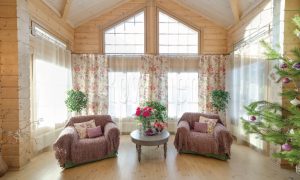 Inspiration – house's interior – wooden cottage by Rovaniemi Log House