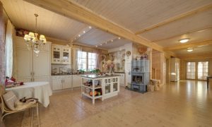 Inspiration – house's interior – wooden cottage by Rovaniemi Log House