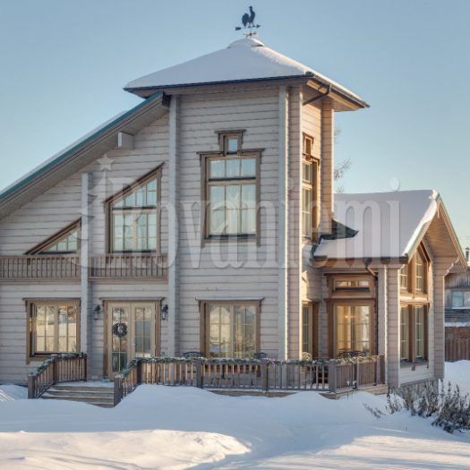 Inspiration – modern Finnish cottage by Rovaniemi Log House