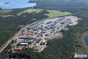 Kontio log house factory in Pudasjärvi is the biggest in the world