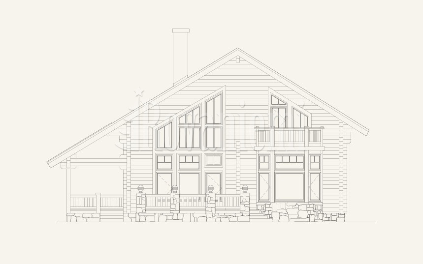 Scandinavia, project's facade – by Rovaniemi Log House