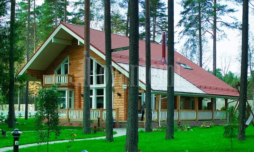Scandinavia MK modern wooden cottage with large terrace Aito Log Houses