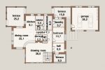 Sun House, floor plan, 1st floor – Rovaniemi Log House