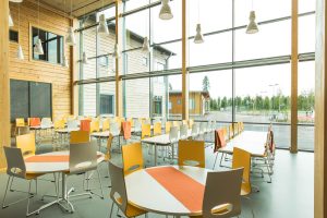 Pudasjärvi Log Campus – Canteen.