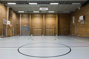 Pudasjärvi Log Campus – Sports hall.