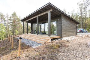 Arctic Glass House in Rovaniemi.