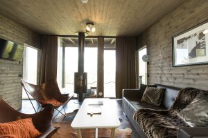 Arctic Glass House – Main living room.