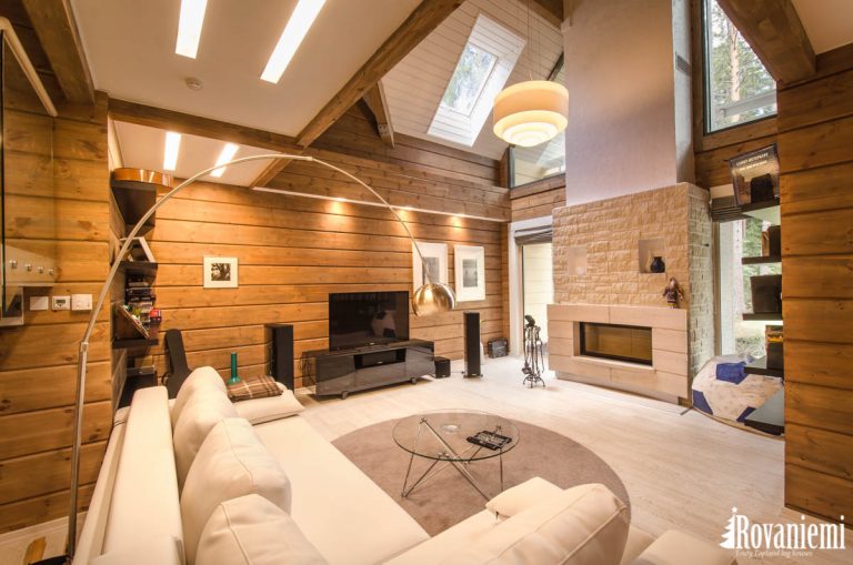 Maison en bois moderne par Rovaniemi maison en bois.